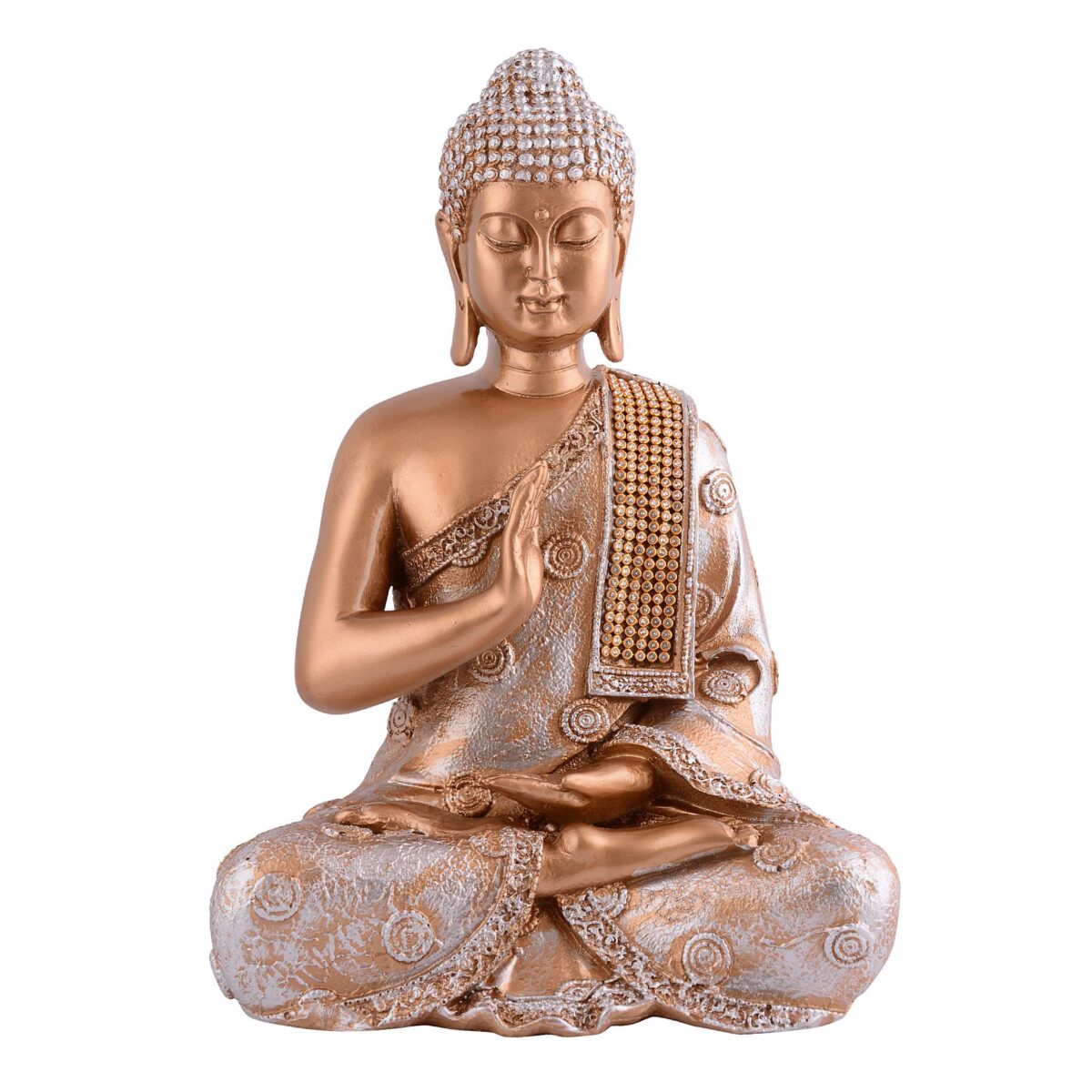 Buddha Idol Statue Showpiece Gift Gifting Item Polystone Home Decor Decoration - Image 2