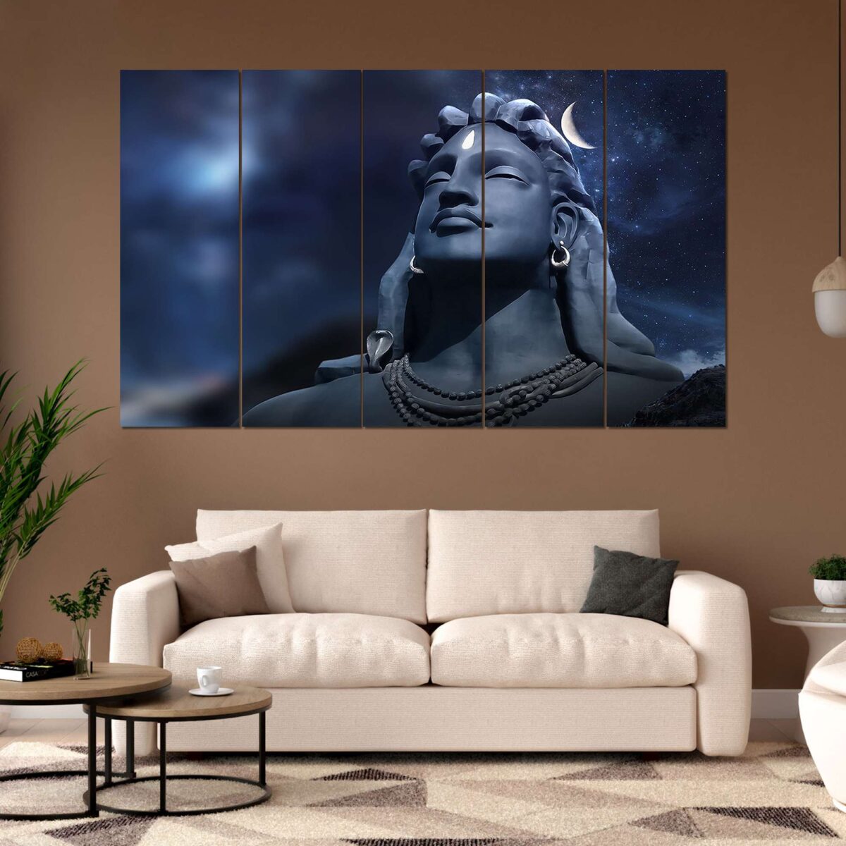 SET OF 5 DIGITAL WALL PAINTING